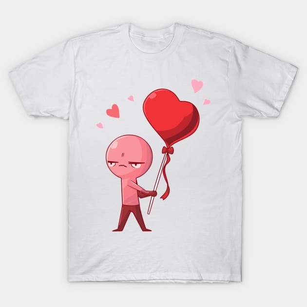 Funny Anti Valentines T-Shirt by Retroprints